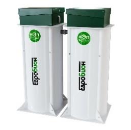 Станция компрессорного типа с двумя вертикальными блоками